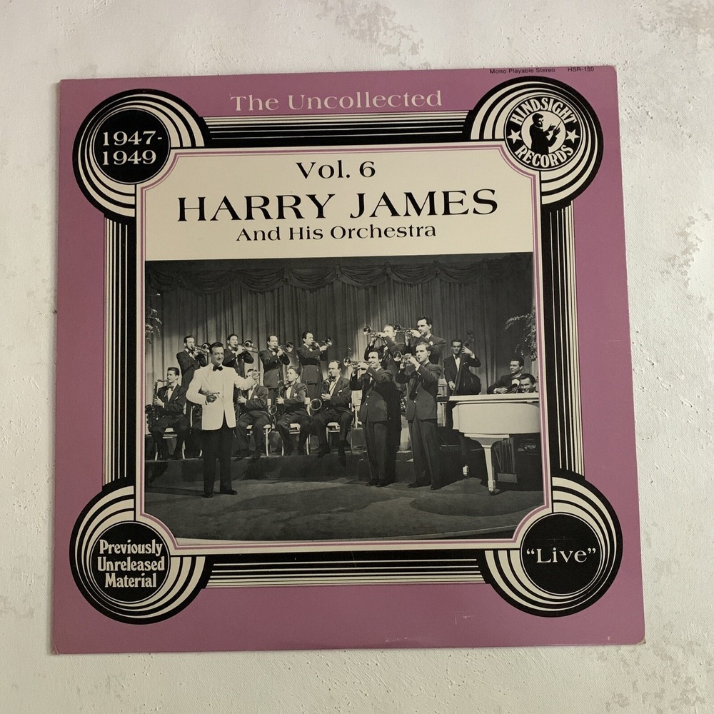 33RPM Hindsight HRS Uncollected Harry James Vol. 6, 1947-1949 VG+